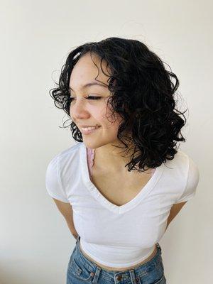 Curly Haircut