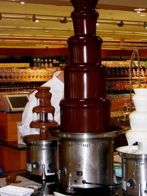 Watch the chocolatiers make sweet treats while you shop at Uncle Giuseppe's!