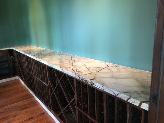 Custom Wine Marble Counter Top