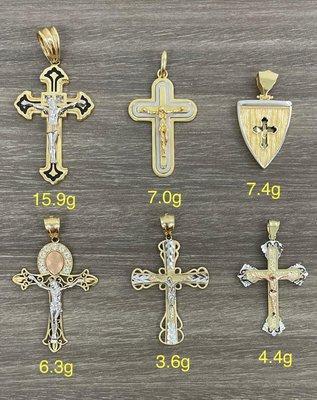 14K Gold Crosses