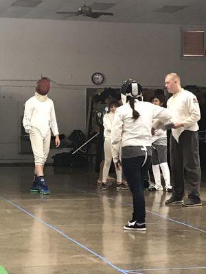 Salle Fencing tournament