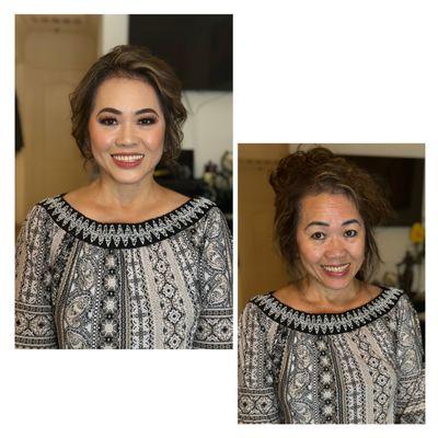 mom bride make up