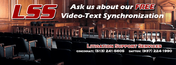 Cincinnati Court Reporter - Free Video-Text Synchronization