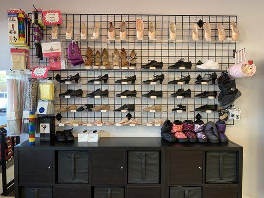 Our shoe wall