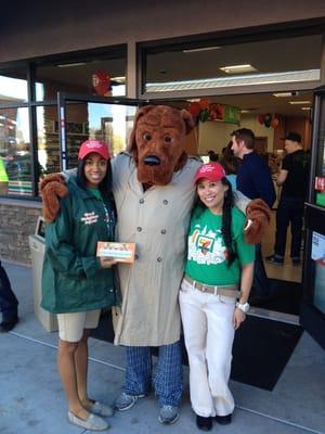 Promoting 7-Eleven with Amber & McGruff the Crime Dog