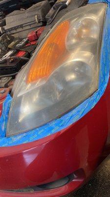 Headlights restorations