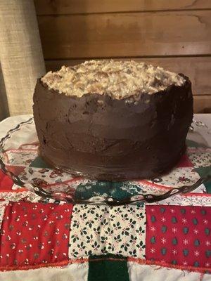 German chocolate cake