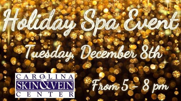 Holiday Spa Event!