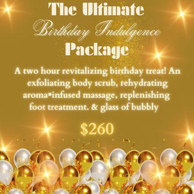 The Ultimate Birthday Pampering Package