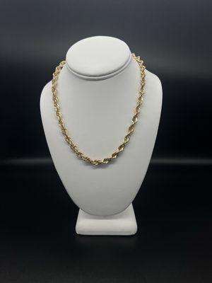 14K 4mm 20" Rope Chain