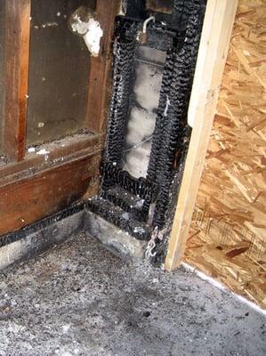 Fire damage investigations.