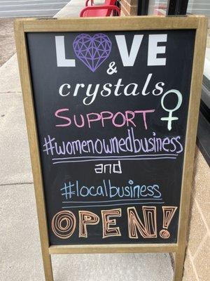 Support women owned and local business!