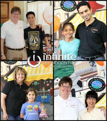 Our friends won't stop flashing their pearly whites now! Congratulations Huy, Sofia, Schuylar,& Camtu!