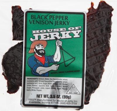 Black Pepper Venison Jerky