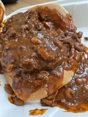 Chili hamburger?