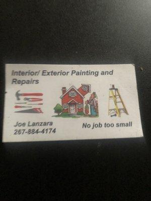 Painting home renovations repairs