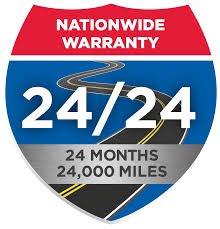 We now offer 24 month 24 thousand mile nationwide warranty on all major repairs.