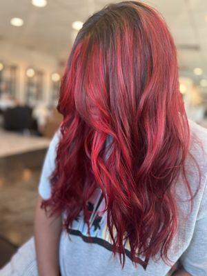 Cut and red color by Angelina... 5+ hours of work