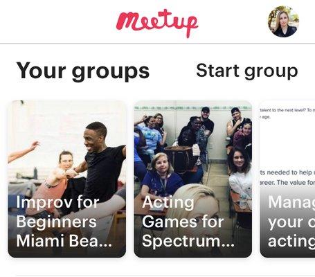 MeetUp events