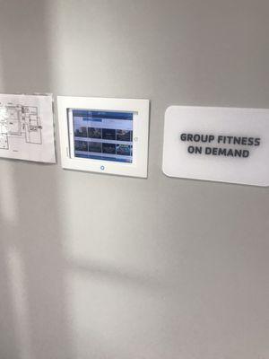 Group fitness on demand studio