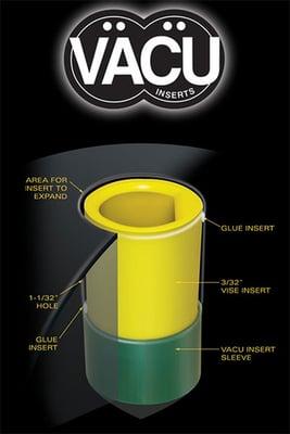 Vacu-Grip Inserts available At Strikers Pro Shop Virginia Beach, Va