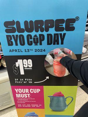 Slurpee day!