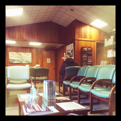 The waiting room....