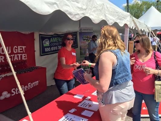 At the National Harbor's Wine and Food Festival - May 3, 2015