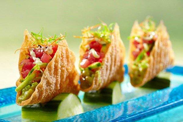 Tuna Poke Tacos