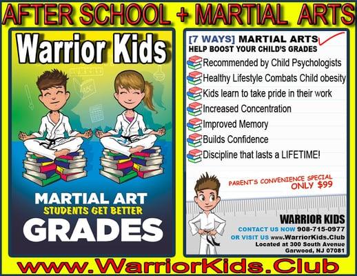 Warrior Kids at Fight and Fitness get better grades!