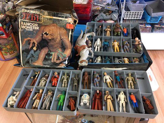 Vintage Star Wars collection that came into the shop