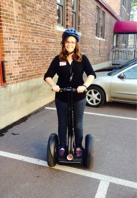 Me Mastering the Segway.