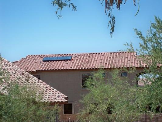 Landscape Panel Installation - Solar Hot Water