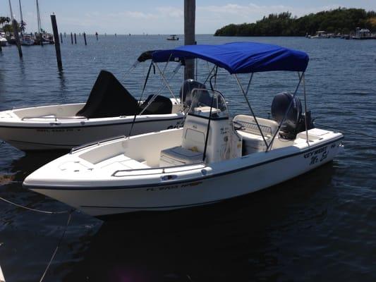 Key West 18' Center Console rental and training boats