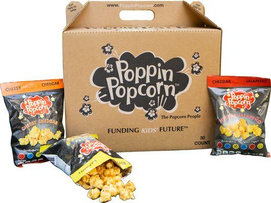 Earn lots with our Poppin Popcorn Fundraising program.