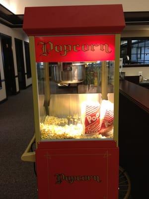 Stop in for Popcorn Fridays