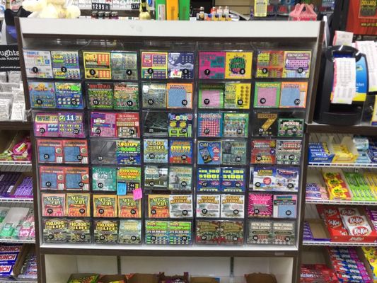 Our lotto scratch off selection with many more .