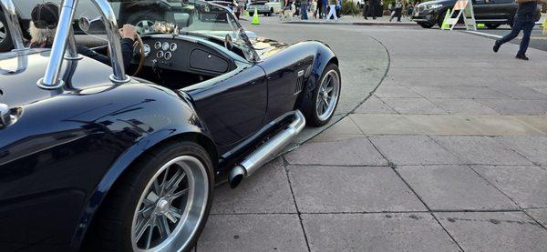 Shop and see cool cars on Grand on summer evenings in Escondido, CA