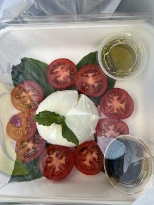 Caprese salad takeout