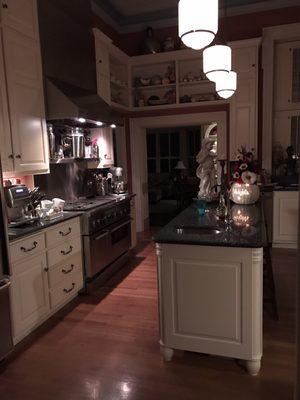 Kitchen at night