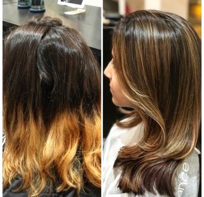 Full Balayage / Hair Painting Ombre