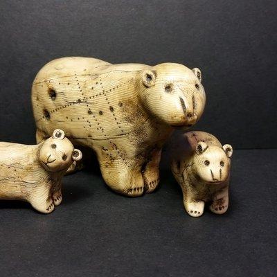 Bear sculptures