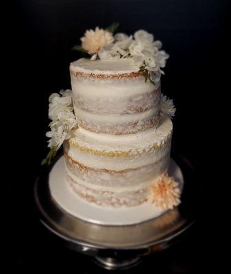 Naked Wedding Cake