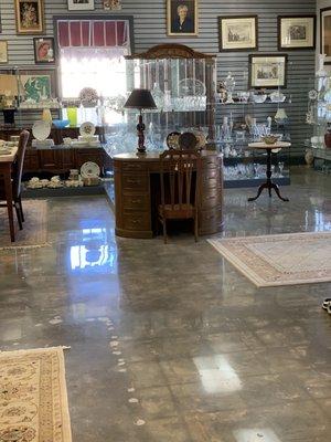 Houston Junior Forum Re-Sale Shop polished floors. Originally was the Houston Heights Post Office.