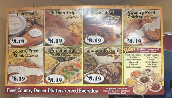 Full meal specials