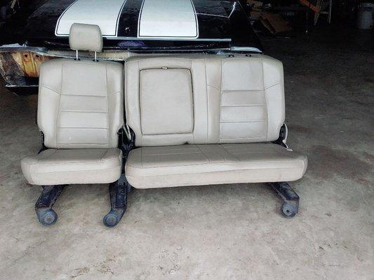 Reupholstered seats