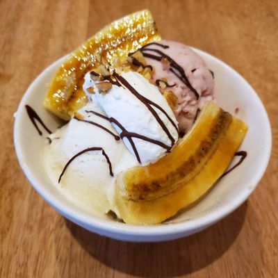 Banana Split (though they were out of chocolate ice cream)