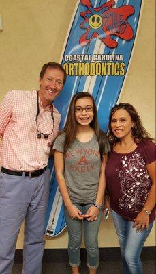 Celena just started her #smilemakers transformation with the help of Dr. Richards at Coastal Carolina Orthodontics.