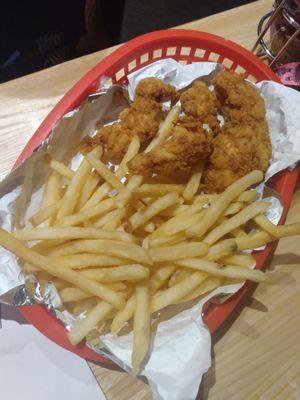 Kids menu chicken tenders