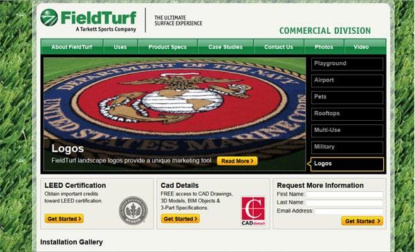 FieldTurf Website